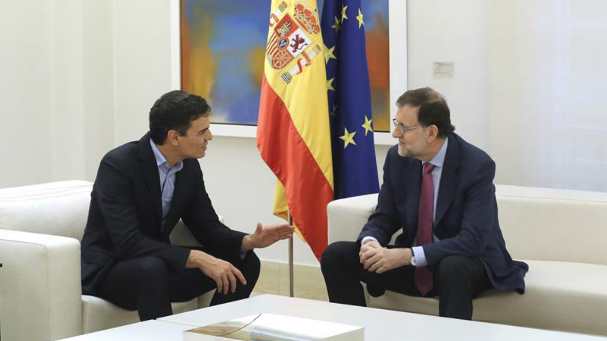 Mariano Rajoy y Pablo Iglesias. (Foto: EFE)