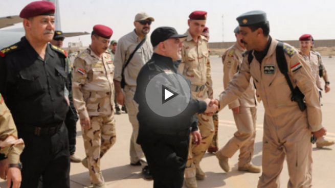 El primer ministro iraquí llega a la Mosul liberada para proclamar la derrota del Estado Islámico