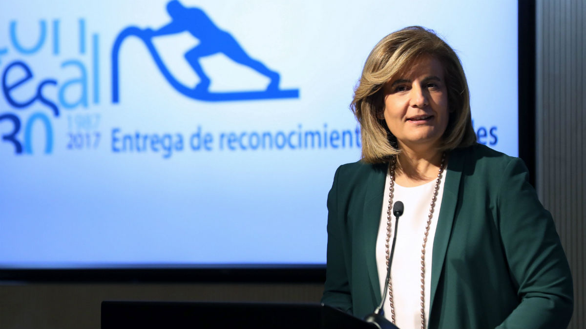 La ministra de empleo, Fátima Báñez (Foto: EFE).