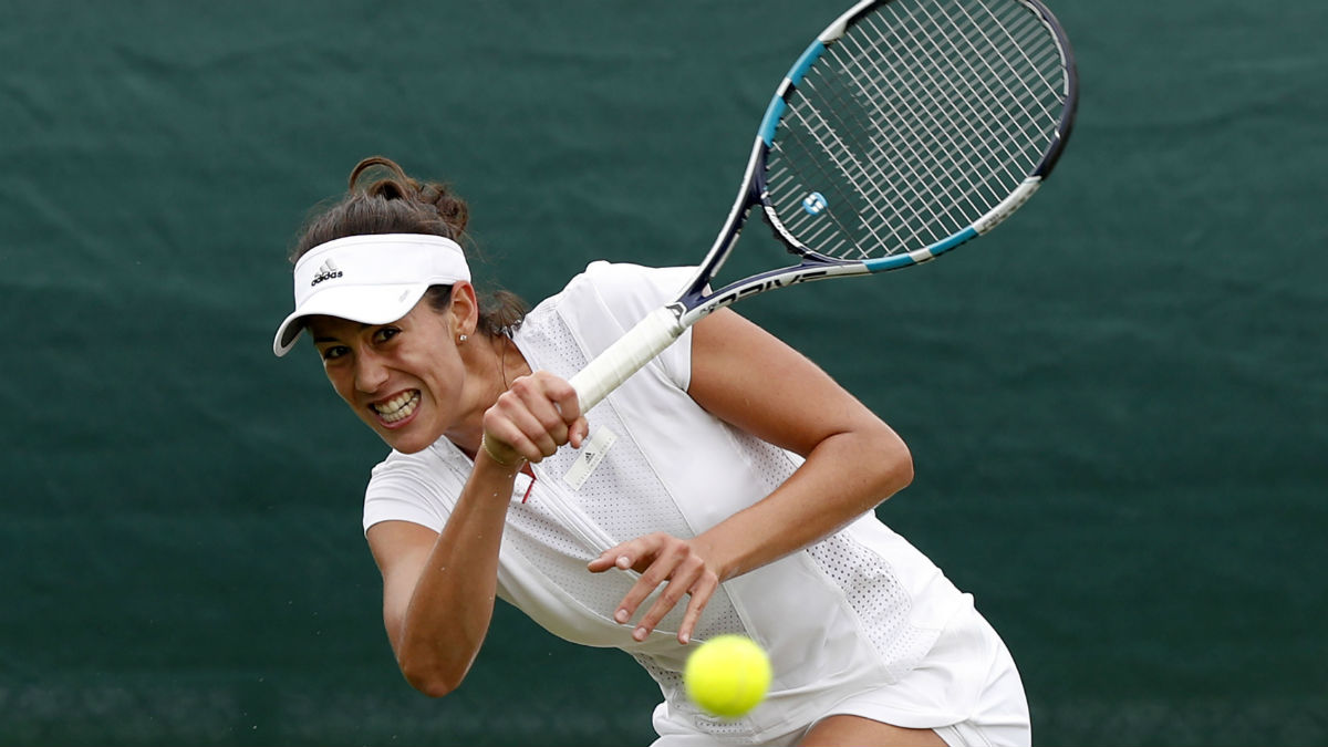 Garbiñe Muguruza. (AFP)