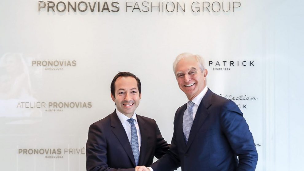 Alberto Palatchi, presidente de Pronovias y Jean-Baptiste Wautier, del BC Partners.