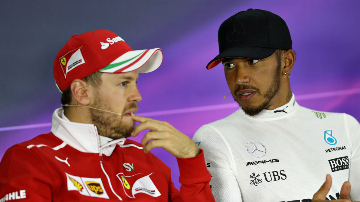 La cruel lucha por el mundial que están teniendo Hamilton y Vettel les ha llevado a tenerse un odio mutuo que salta a la vista de todos. (Getty)