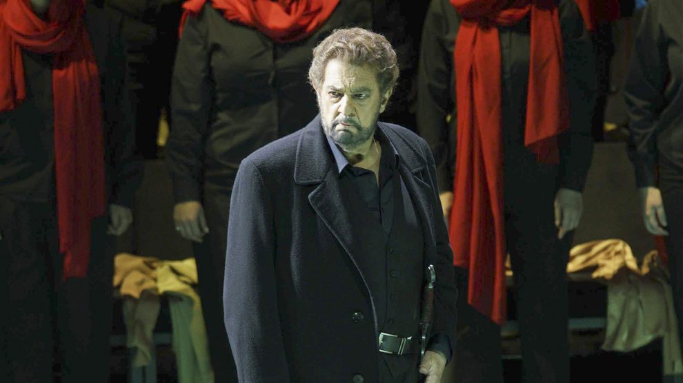 Plácido Domingo en ‘Macbeth’ en el Teatro Real. (Foto: EFE)