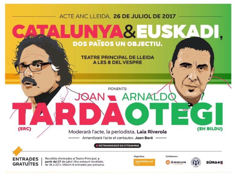 Joan Tardá y Arnaldo Otegi