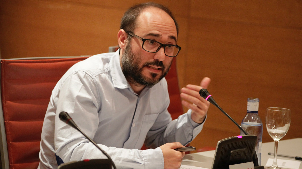 El responsable de Finanzas y Transparencia de Podemos, Daniel de Frutos Ramírez. Foto: Francisco de Toledo