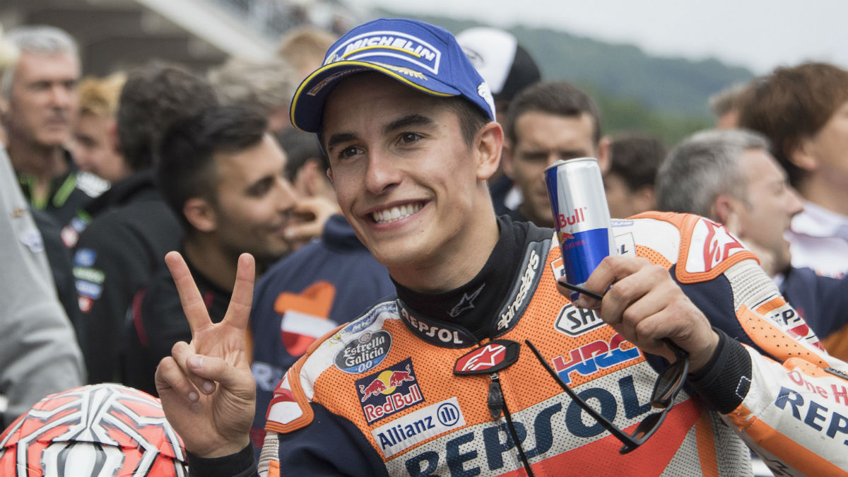 Marc Márquez ha asegurado que su objetivo es ganar el mayor número de mundiales que sea posible, sin querer compararse con otros grandes de la historia. (Getty)