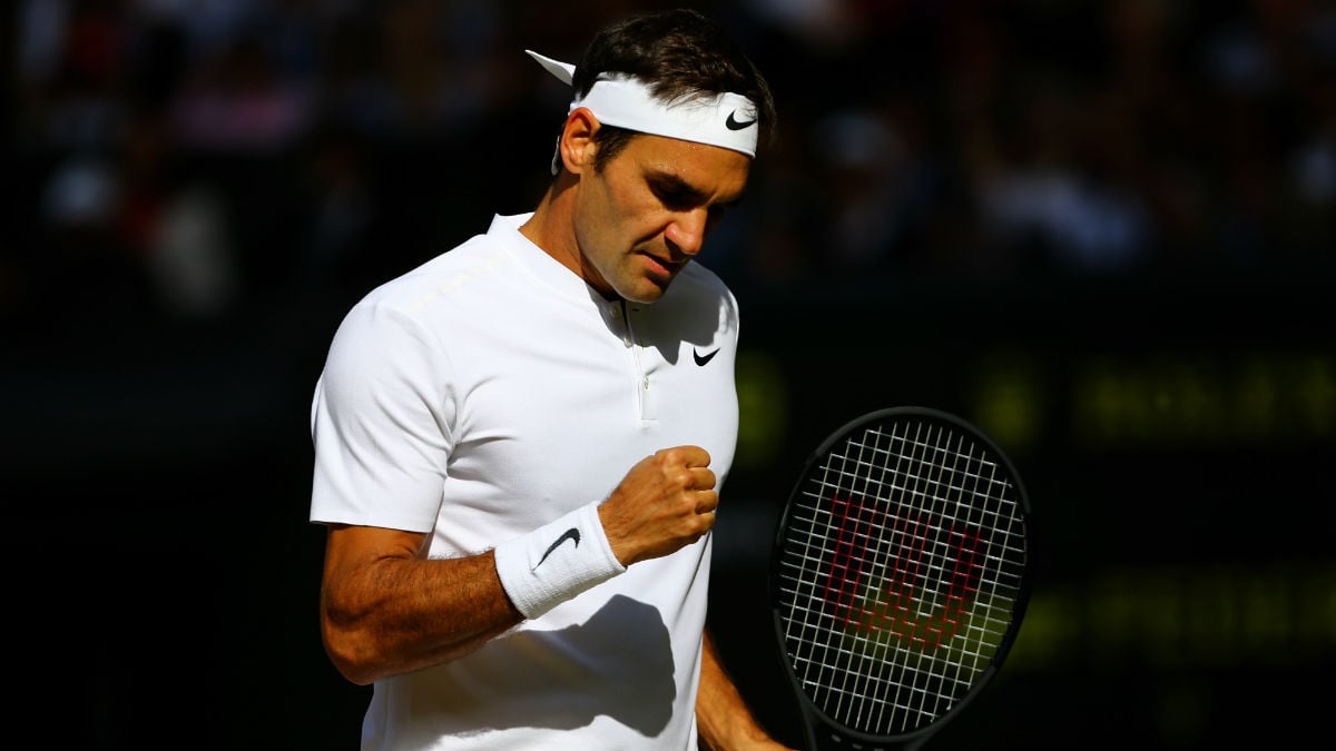 Federer se mete en la final de Wimbledon. (Getty)