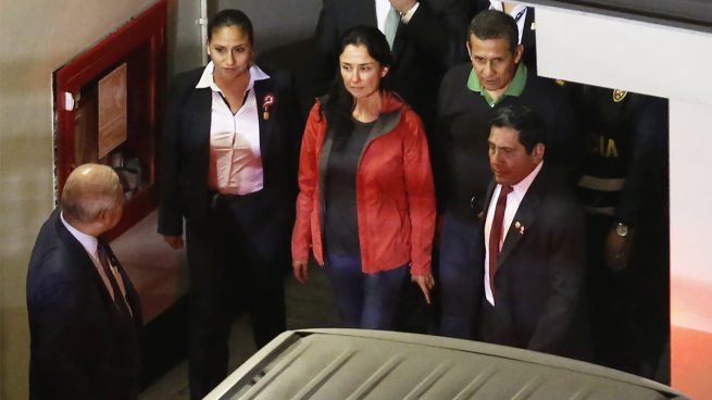Ollanta Humala y su esposa, Nadine Heredia