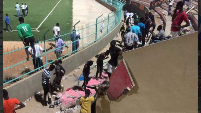 Al menos ocho muertos y varios heridos en un estadio de fútbol en Senegal tras una estampida
