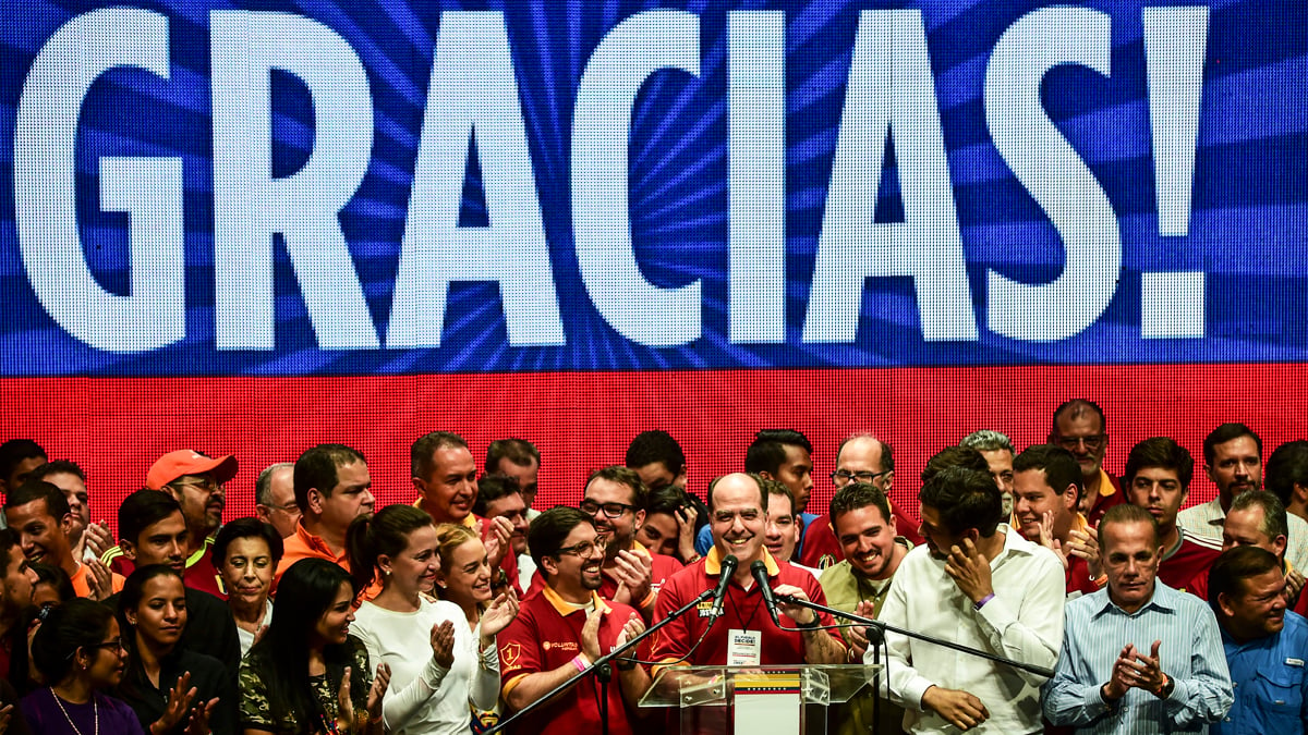 Julio Borges, presidente de la Asamblea Nacional de Venezuela. (Foto: AFP)