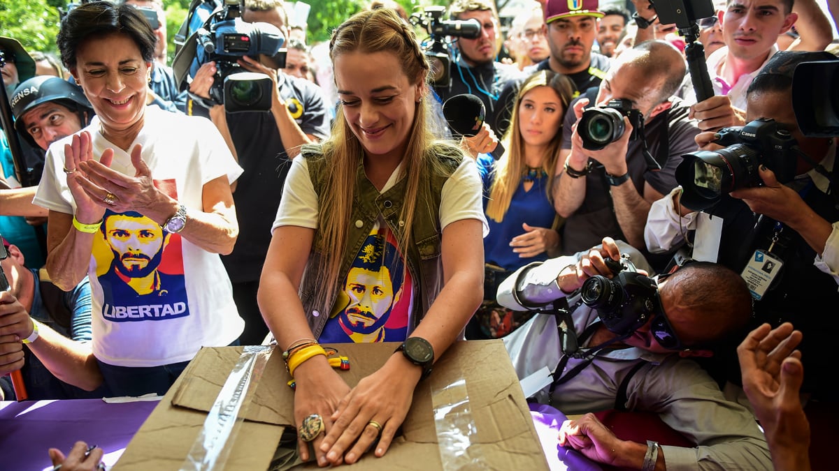 Lilian Tintori. (Foto: AFP)