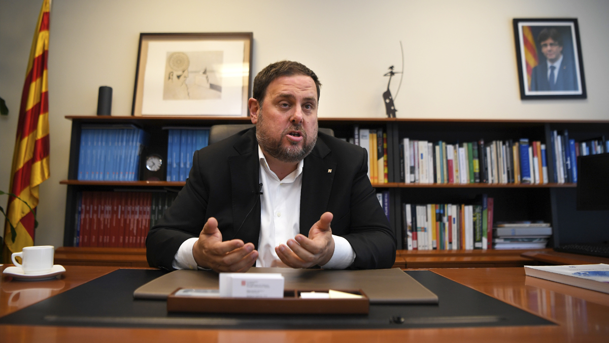 Oriol Junqueras. (Foto: AFP)