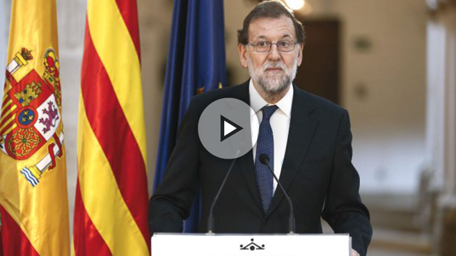 Rajoy apela en Cataluña al «sentido común» y rechaza «los caminos de ruptura»
