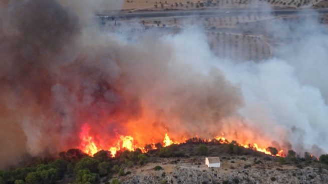 Incendio en Calasparra (Imagen: EFE)