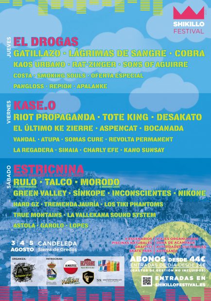 Cartel completo del Shikillo Festival 2017