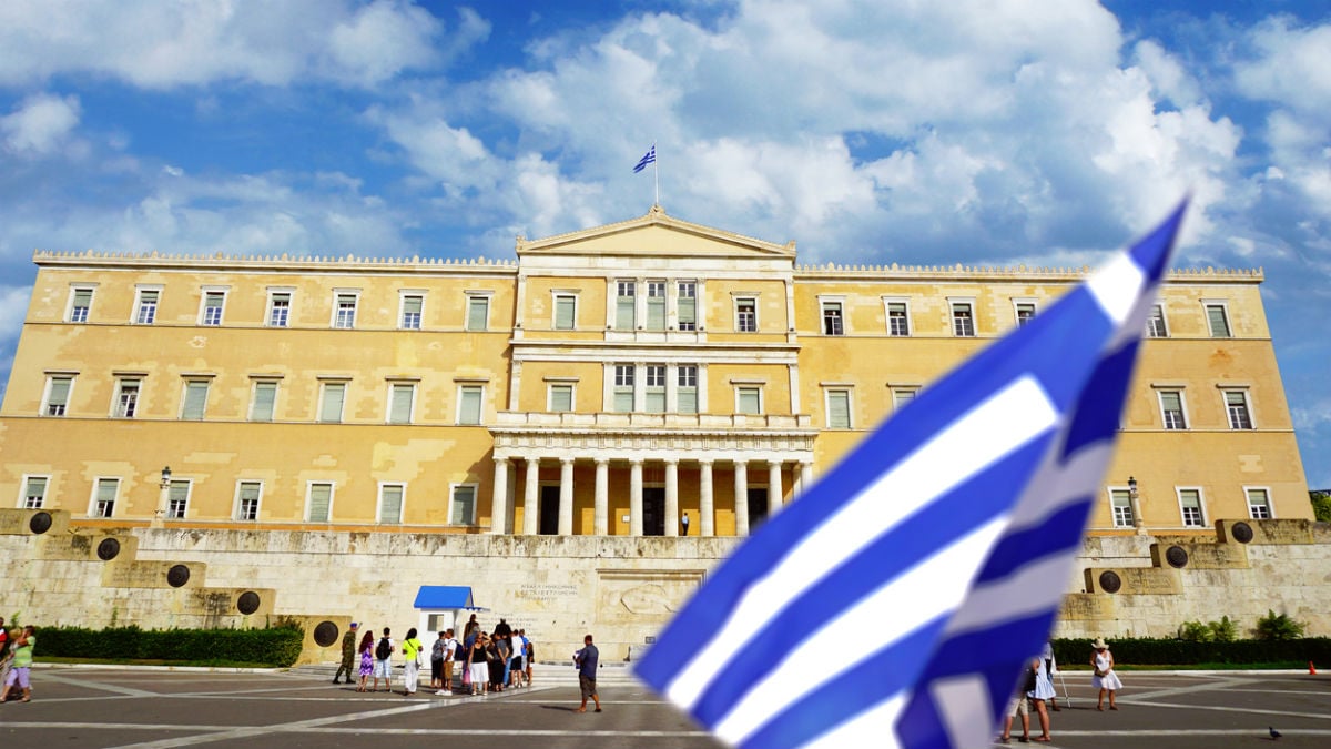 Parlamento Helénico, en la plaza de Syntagma, Grecia. (Foto:iStock)