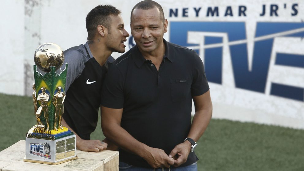 Neymar y su padre, Neymar Sr.