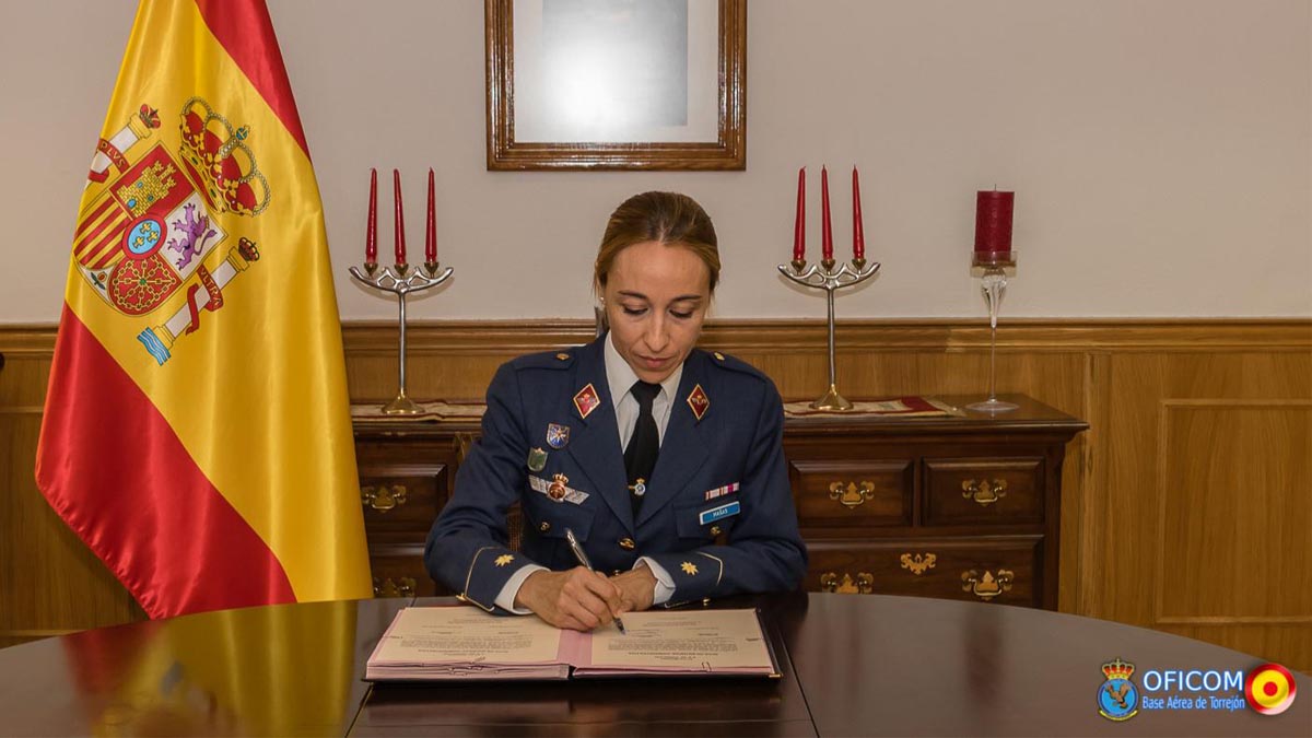 La comandante Mañas, nueva jefa del ECAO Madrid.