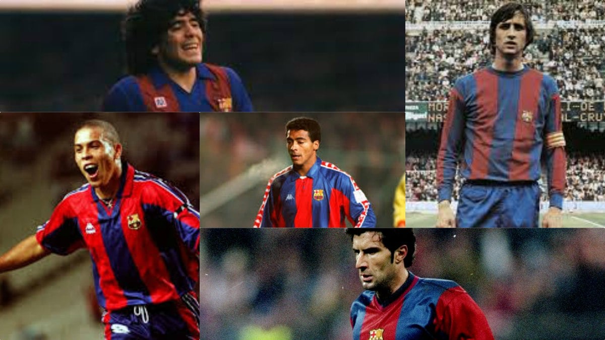 Antes que Neymar ya se fueron otros cracks como Ronaldo, Maradona, Romario, Cruyff y Figo.