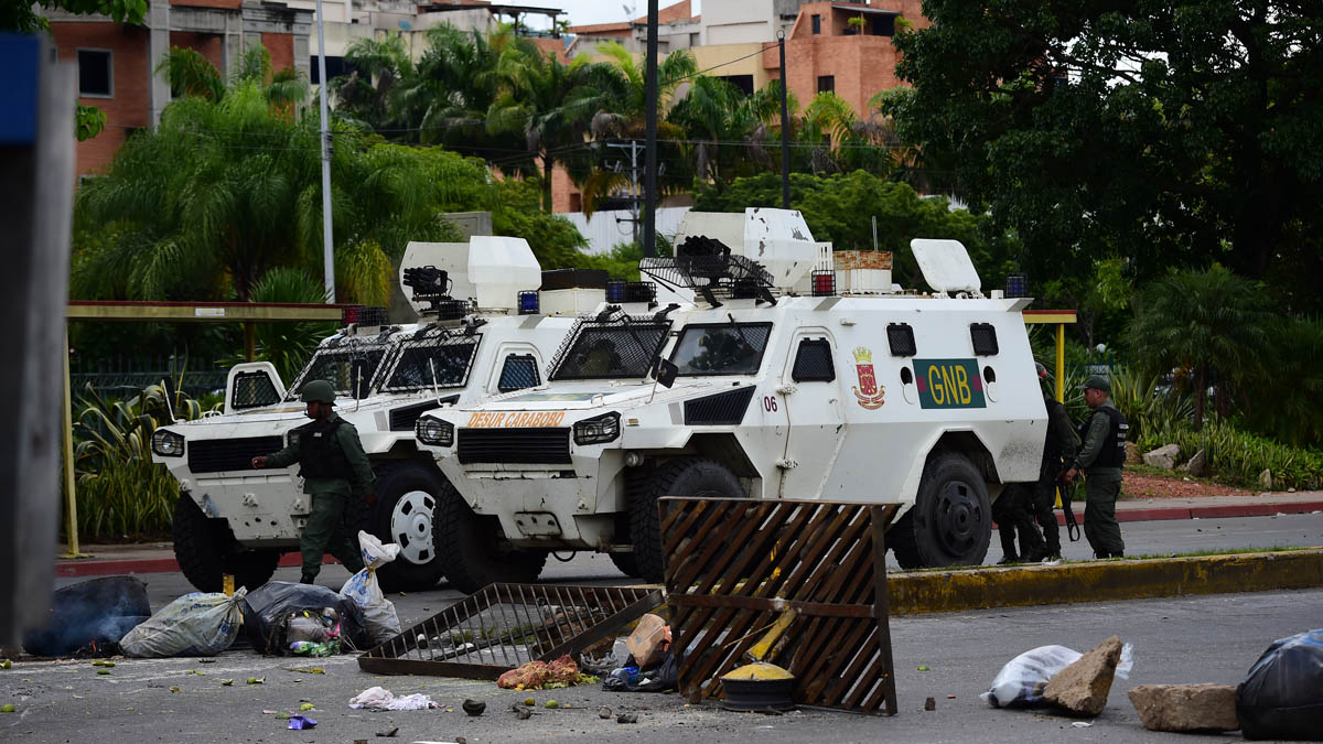 Guardia Nacional Bolivariana (Foto: AFP)