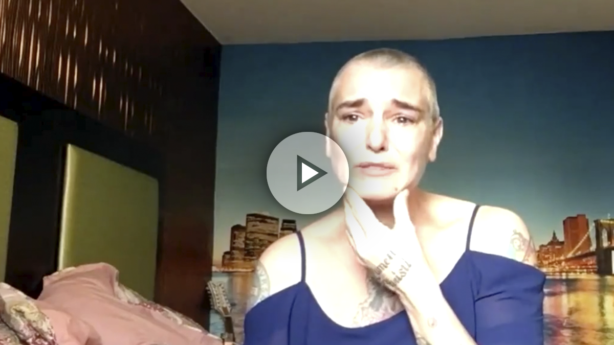 Sinéad O’Connor, desesperada, confiesa a cámara sus tendencias suicidas.