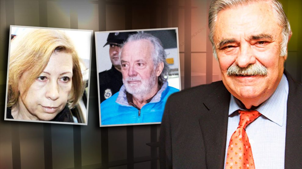 La ex presidenta María Antonia Munar, el capo de la mafia Tolo Cursach y el editor Pedro Serra.