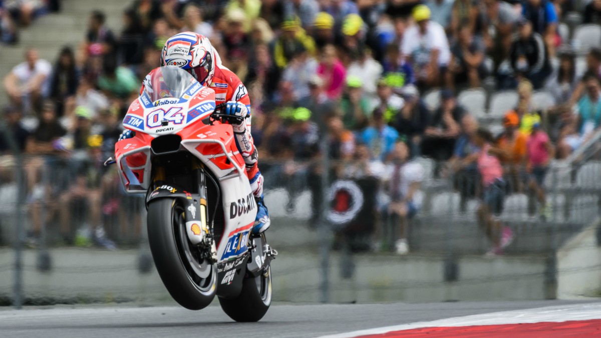 Dovizioso, en el Gran Premio de Austria. (AFP)