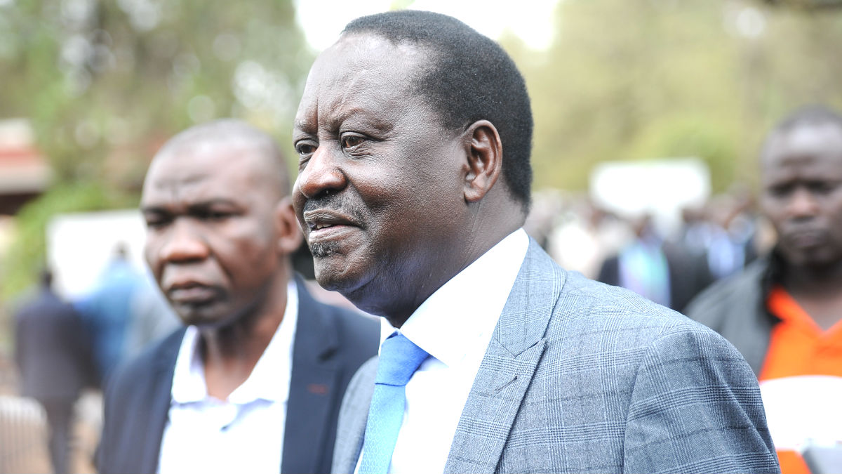 Raila Odinga, líder opositor de Kenia. (Foto: AFP)
