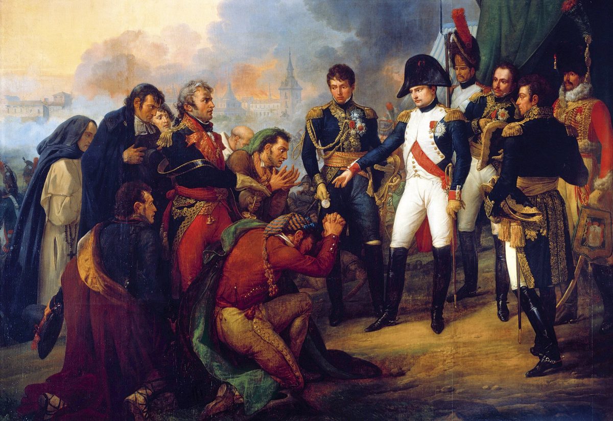 Este obra de Carle Vernet muestra a Napoleón en Chamartín.