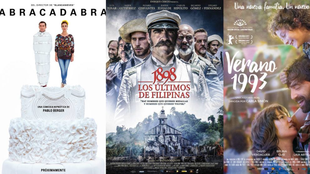 «1898, los últimos de Filipinas», «Abracadabra» y «Verano de 1993» son las tres películas que podrán optar al Oscar a Mejor Película extranjera.