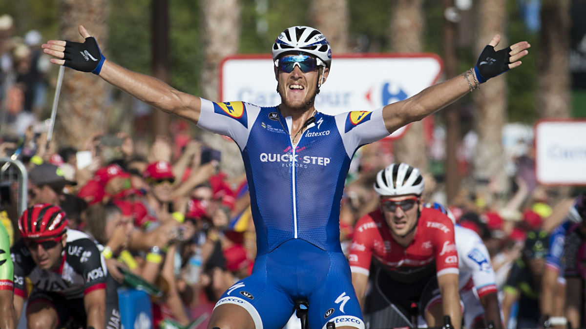 Matteo Trentin gana la cuarta etapa de la Vuelta. (AFP)