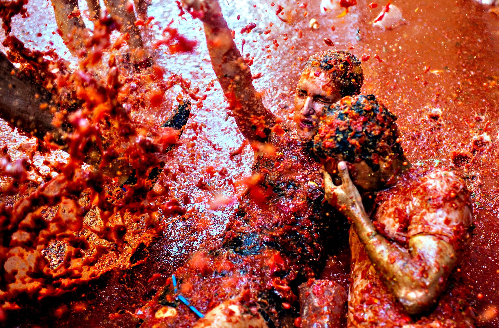 La versión exclusiva de la Tomatina pensada para niños que pocos turistas conocen