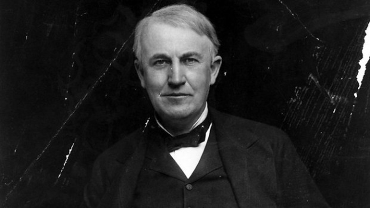 Thomas Edison patentó más de mil inventos distintos.