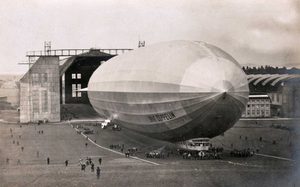 El Graf Zeppelin pasará a la historia tras realizar el primer vuelo alrededor del mundo.