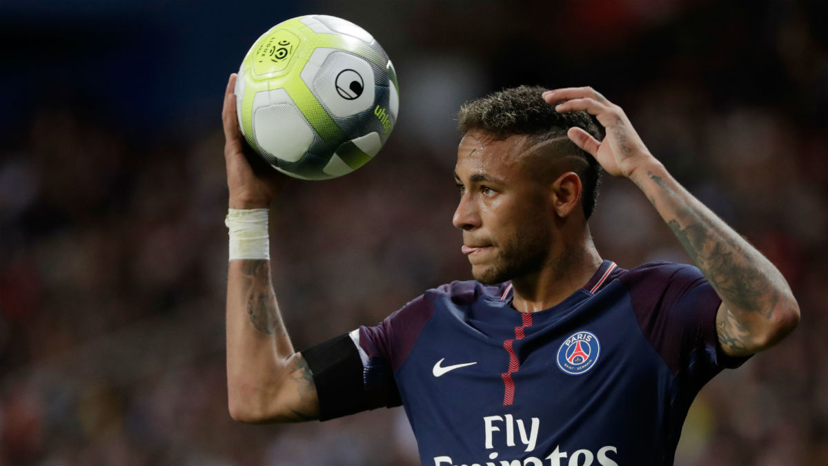 Neymar, en un partido con el PSG. (AFP)