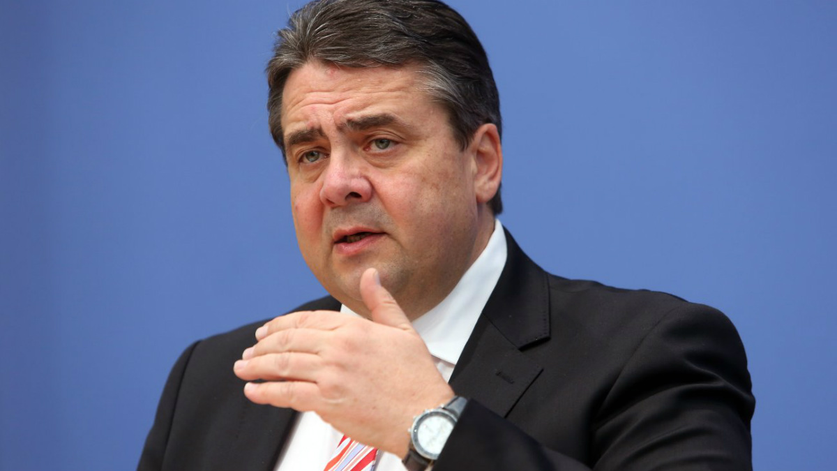 El ministro de Exteriores alemán, Sigmar Gabriel.
