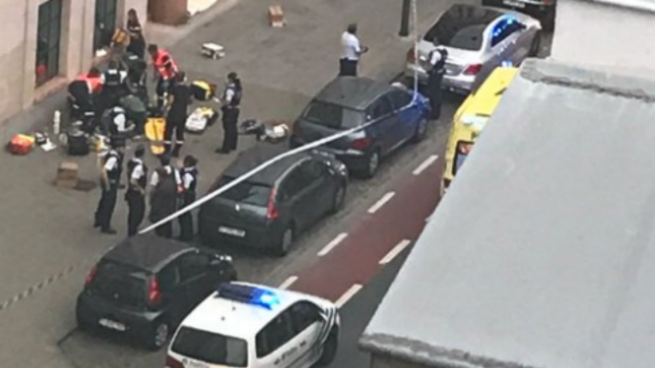 Un yihadista somalí ataca con un machete a dos soldados en Bruselas al grito de «¡Alá es grande!»