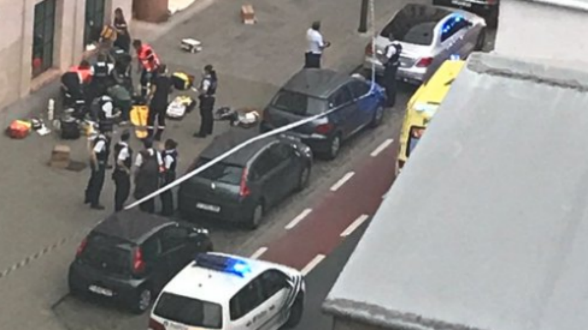Reducido un hombre por atacar con un machete a dos soldados en Bruselas