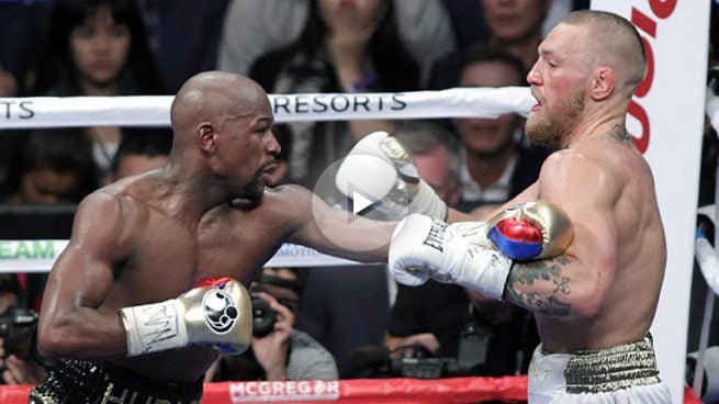 Mayweather impone la lógica y noquea a un valiente McGregor