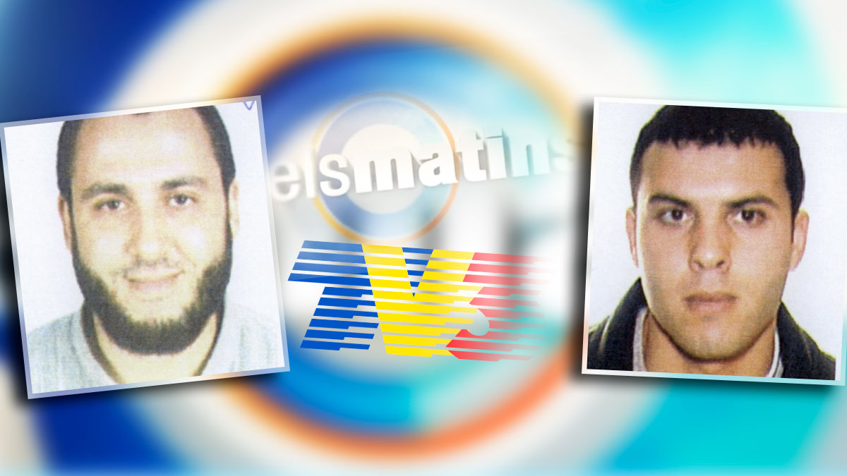El jefe de la célula yihadista de Vilanova, Mohamed Mrabet Fahsi, y su hermano Mounir, participante en el debate de TV3.