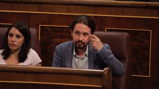 Pablo Iglesias en el Congreso de los Diputados. (Foto: Francisco Toledo)
