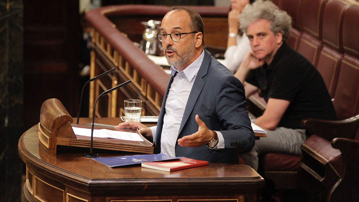 Carles Campuzano, portavoz del PDeCAT en el Congreso de los Diputados. (Foto: Francisco Toledo)