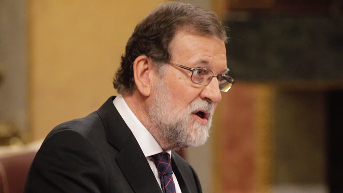 Rajoy en el Congreso de los Diputados durante la comparecencia de hoy. (Foto: Francisco Toledo)