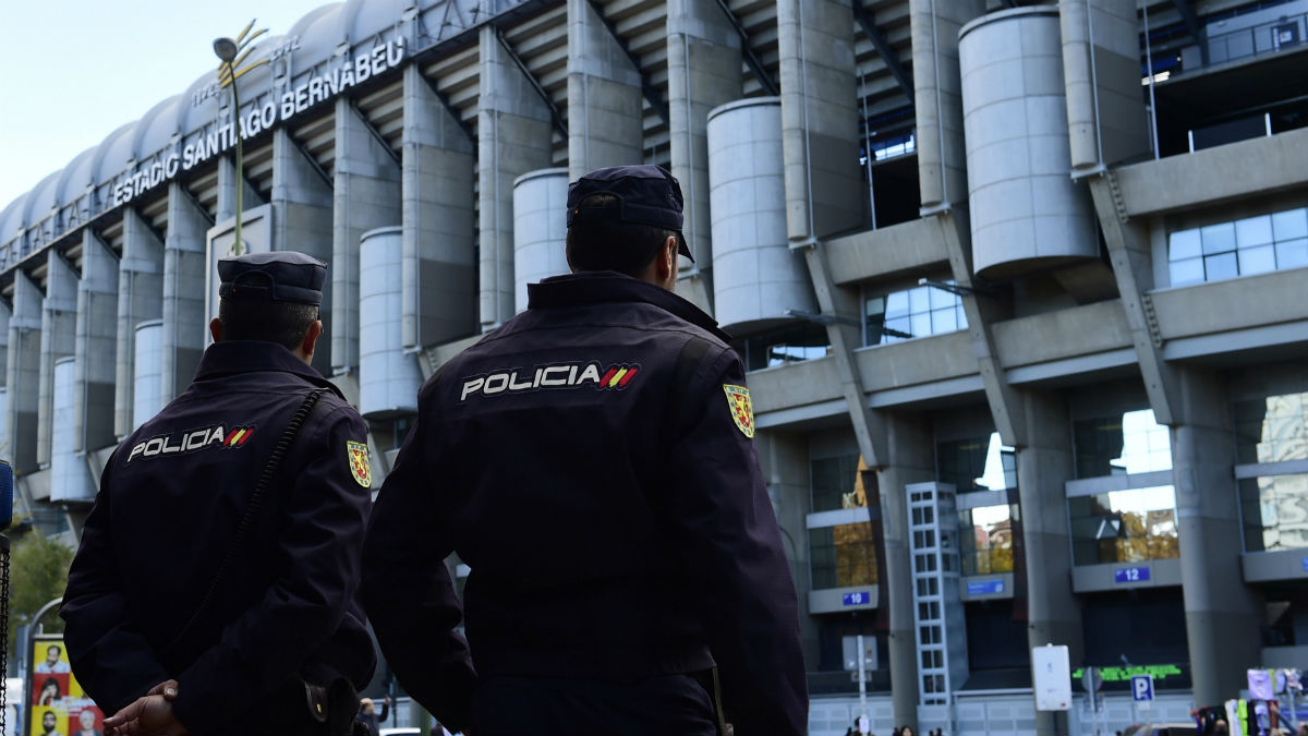 La Policía blindará el Santiago Bernabéu. (AFP)