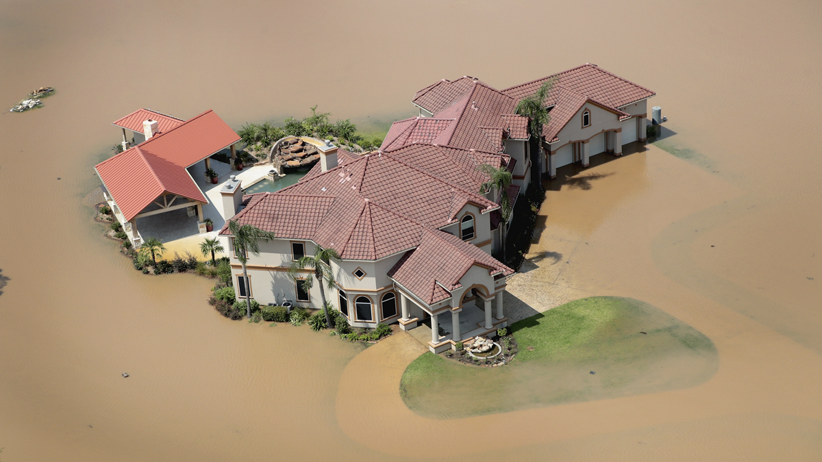Efectos del huracán ‘Harvey’ en Houston, Texas. (Foto: AFP)