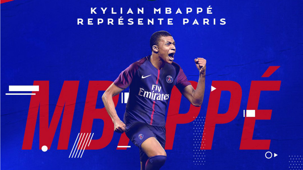 Mbappé, nuevo jugador del PSG. (PSG)