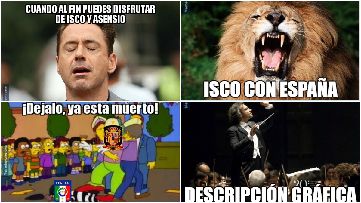Los mejores memes del España vs Italia.