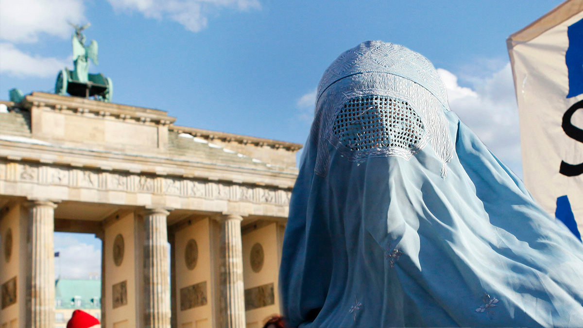 Una mujer con burka en Berlín (Foto: Getty).