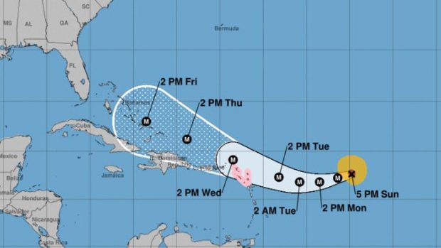 Previsión para el huracán 'Irma'