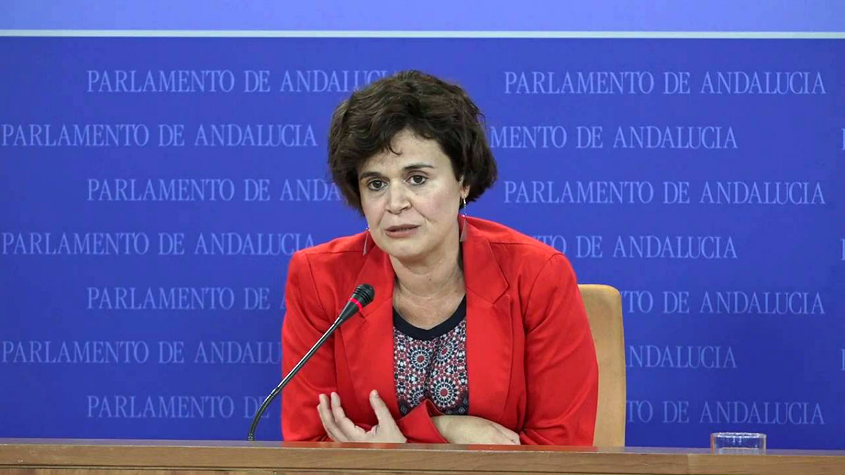 Esperanza Gómez, portavoz adjunta de Podemos en el Parlamento andaluz.